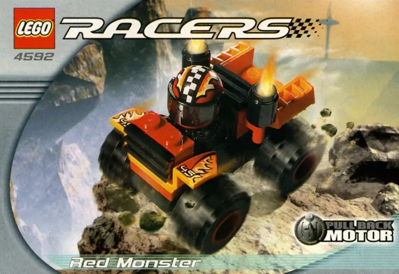 LEGO Racers 4592 Red Monster set