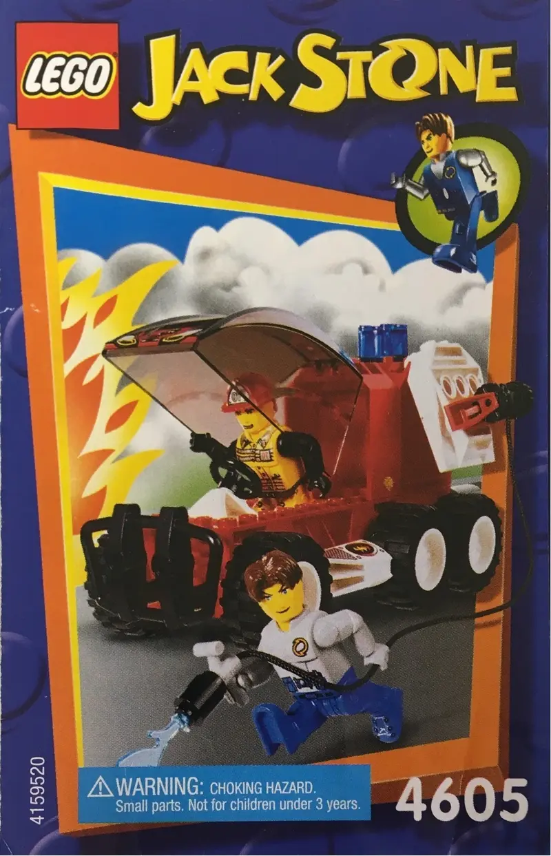 LEGO Jack Stone 4605 Fire Response SUV set