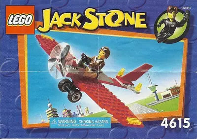 LEGO Jack Stone 4615 Red Recon Flyer set