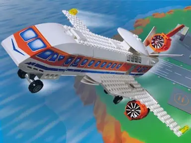 LEGO Jack Stone 4619 AIR Patrol Jet set