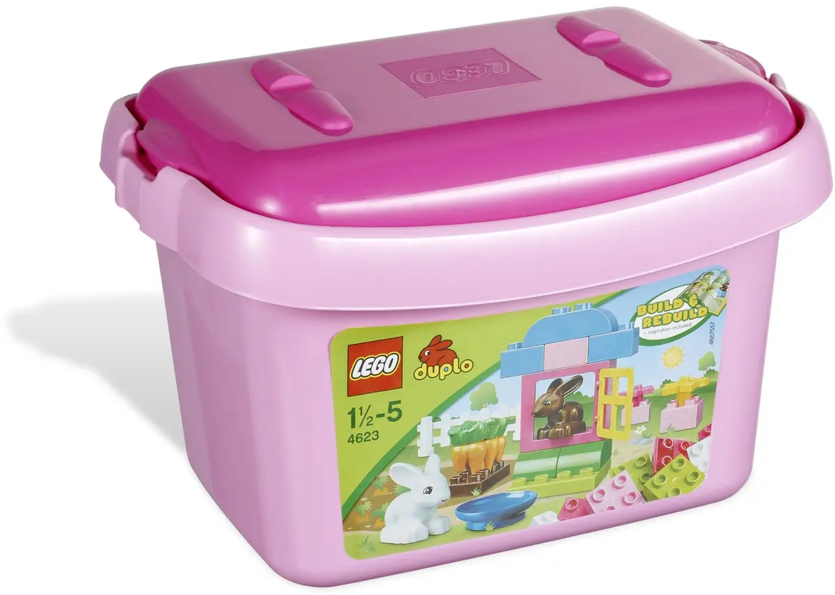 LEGO DUPLO 4623 Pink Brick Box set, image 2
