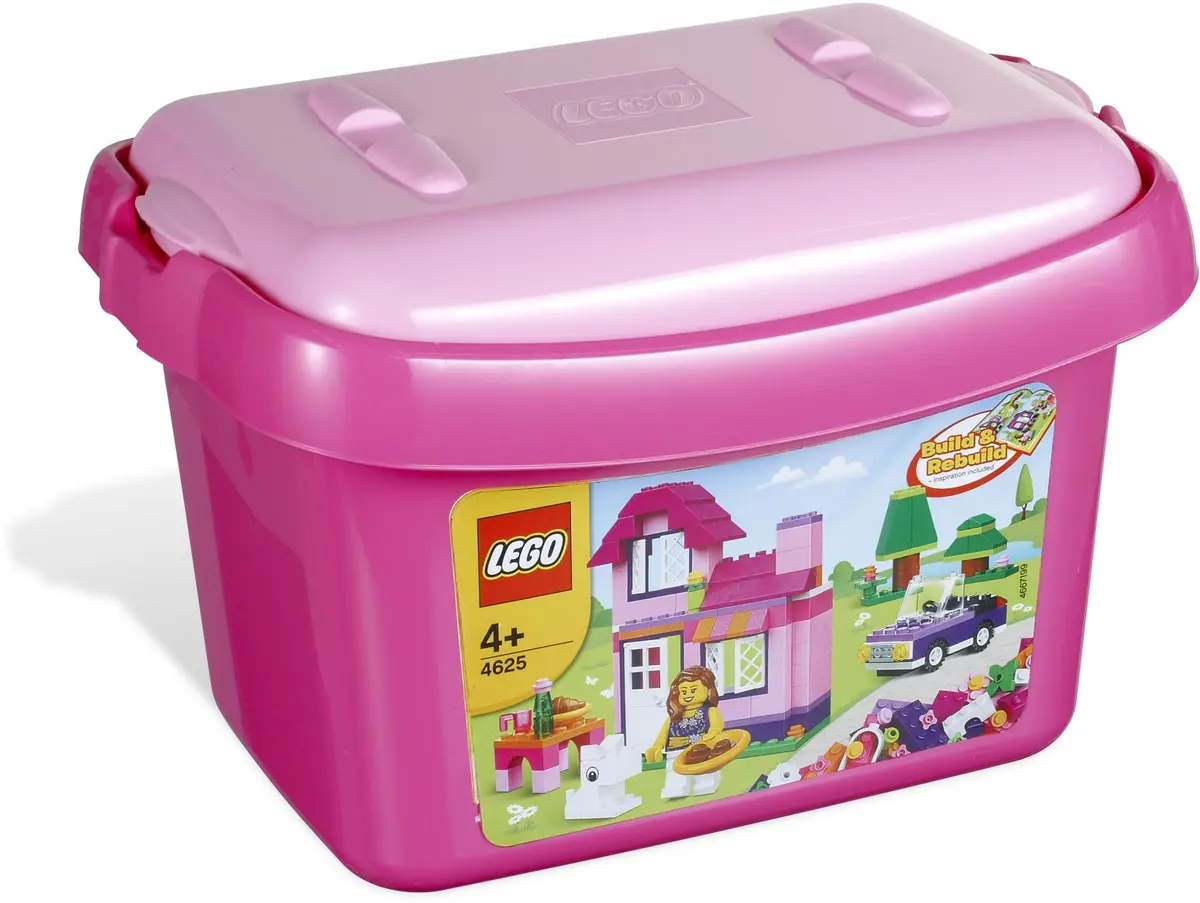 LEGO Bricks and More 4625 Pink Brick Box set, image 2