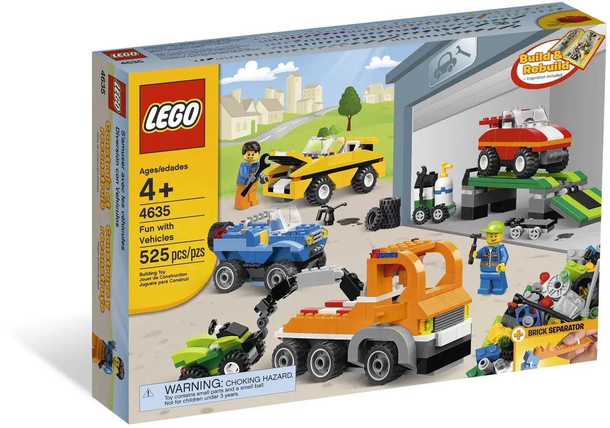 LEGO Bricks and More 4635 Fun With Vehicles set, image 2