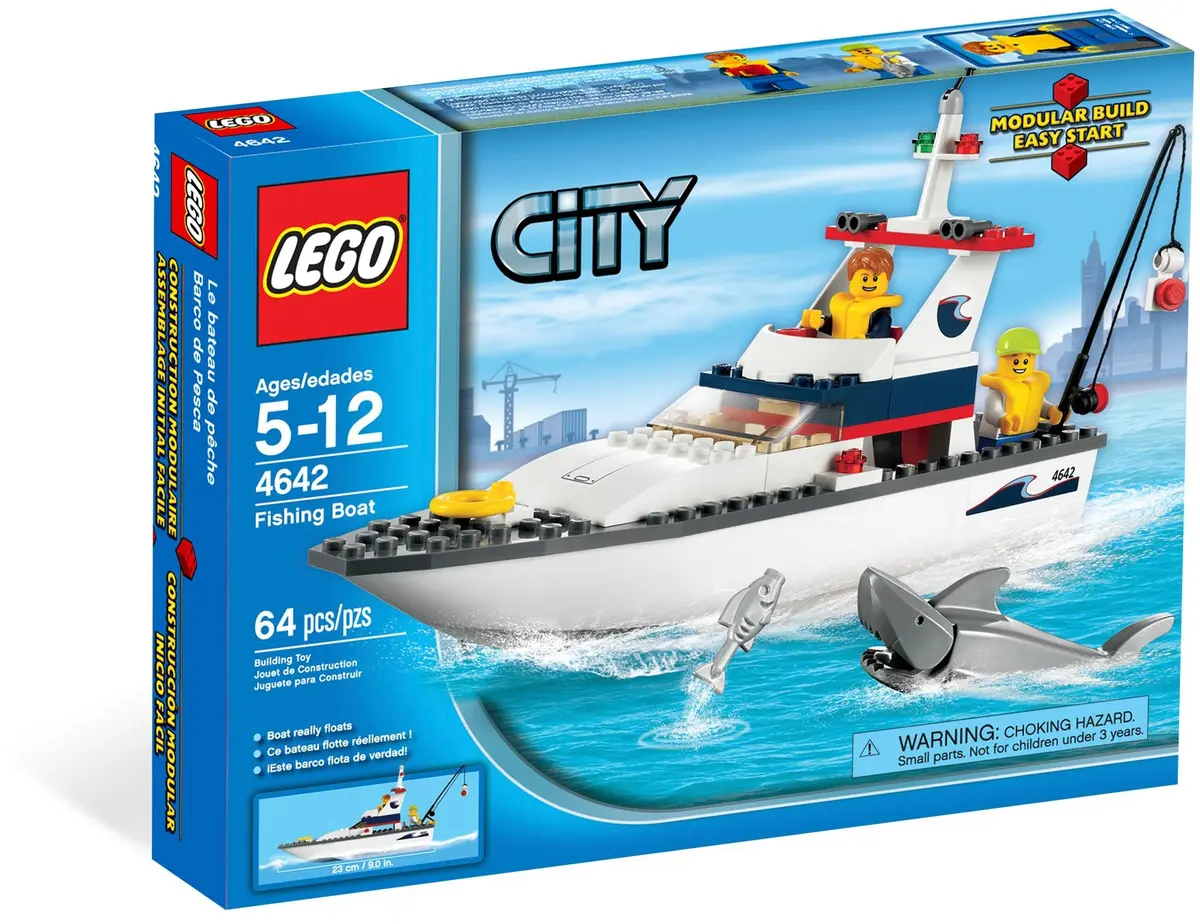 LEGO City 4642 Fishing Boat set, image 9