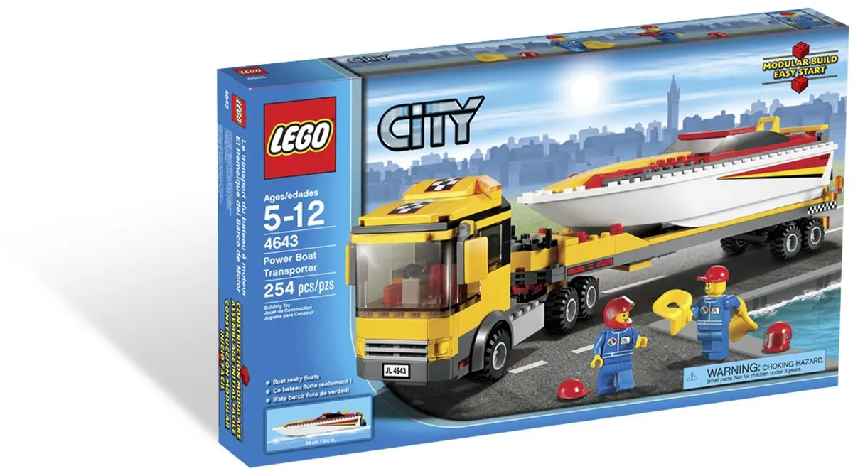 LEGO City 4643 Power Boat Transporter set, image 9