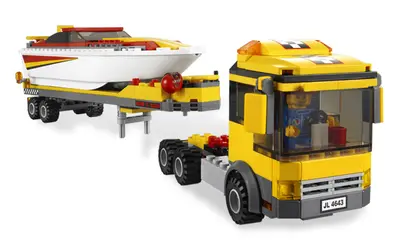 LEGO City 4643 Power Boat Transporter set, image 5