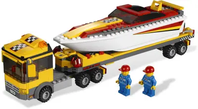 LEGO City 4643 Power Boat Transporter set