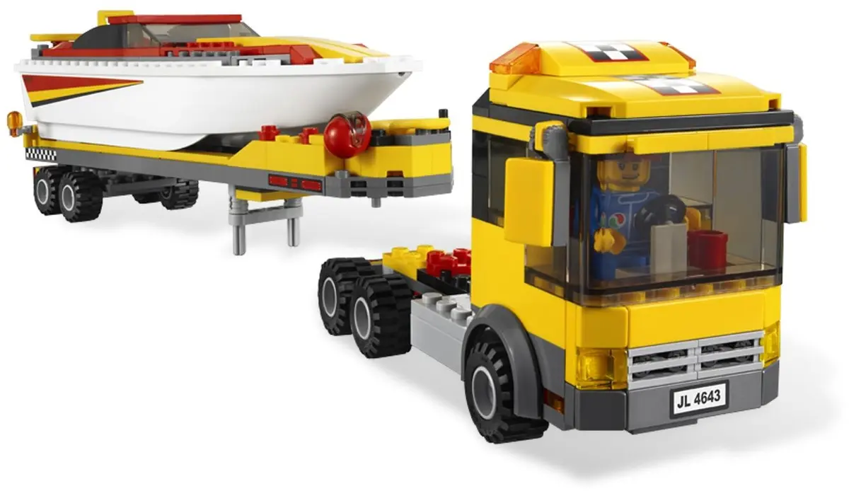 LEGO City 4643 Power Boat Transporter set, image 10