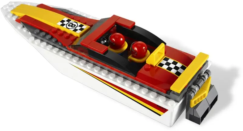 LEGO City 4643 Power Boat Transporter set, image 13