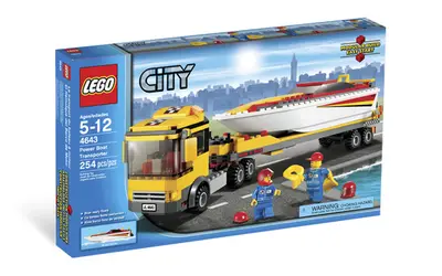 LEGO City 4643 Power Boat Transporter set, image 4