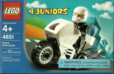 LEGO 4 Juniors 4651 Police Motorcycle set