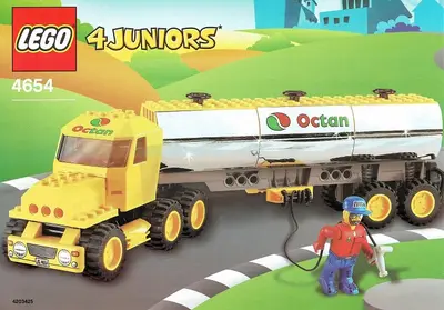 LEGO 4 Juniors 4654 Tanker Truck set