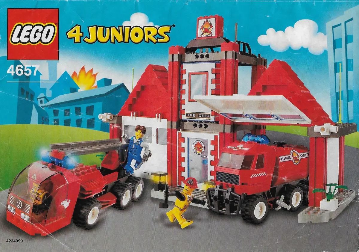 LEGO 4 Juniors 4657 Fire Squad HQ set