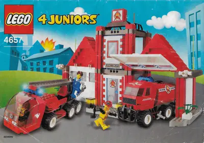 LEGO 4 Juniors 4657 Fire Squad HQ set