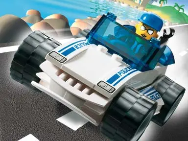 LEGO 4 Juniors 4666 Speedy Police Car set