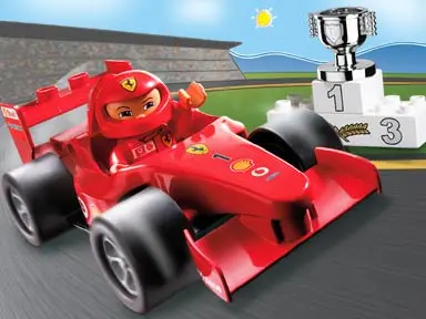 LEGO DUPLO 4693 Ferrari F1 Race Car set