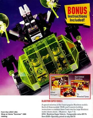 LEGO Space 4741 Blacktron II Space Value Pack set