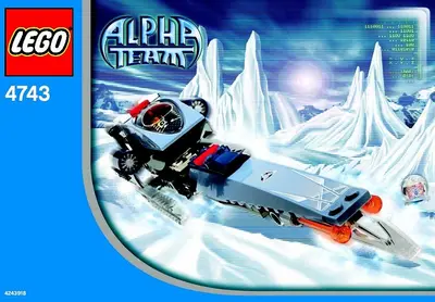 LEGO Alpha Team 4743 Ice Blade set