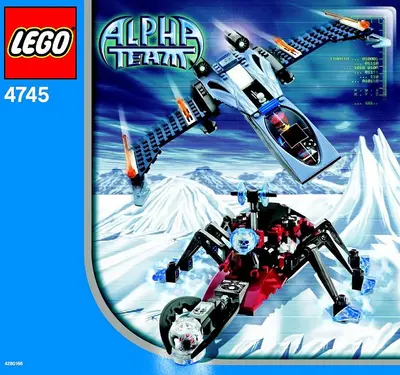 LEGO Alpha Team 4745 Blue Eagle versus Snow Crawler set