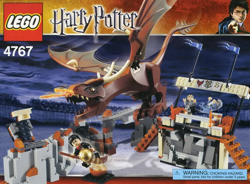 LEGO Harry Potter 4767 Harry and the Hungarian Horntail set