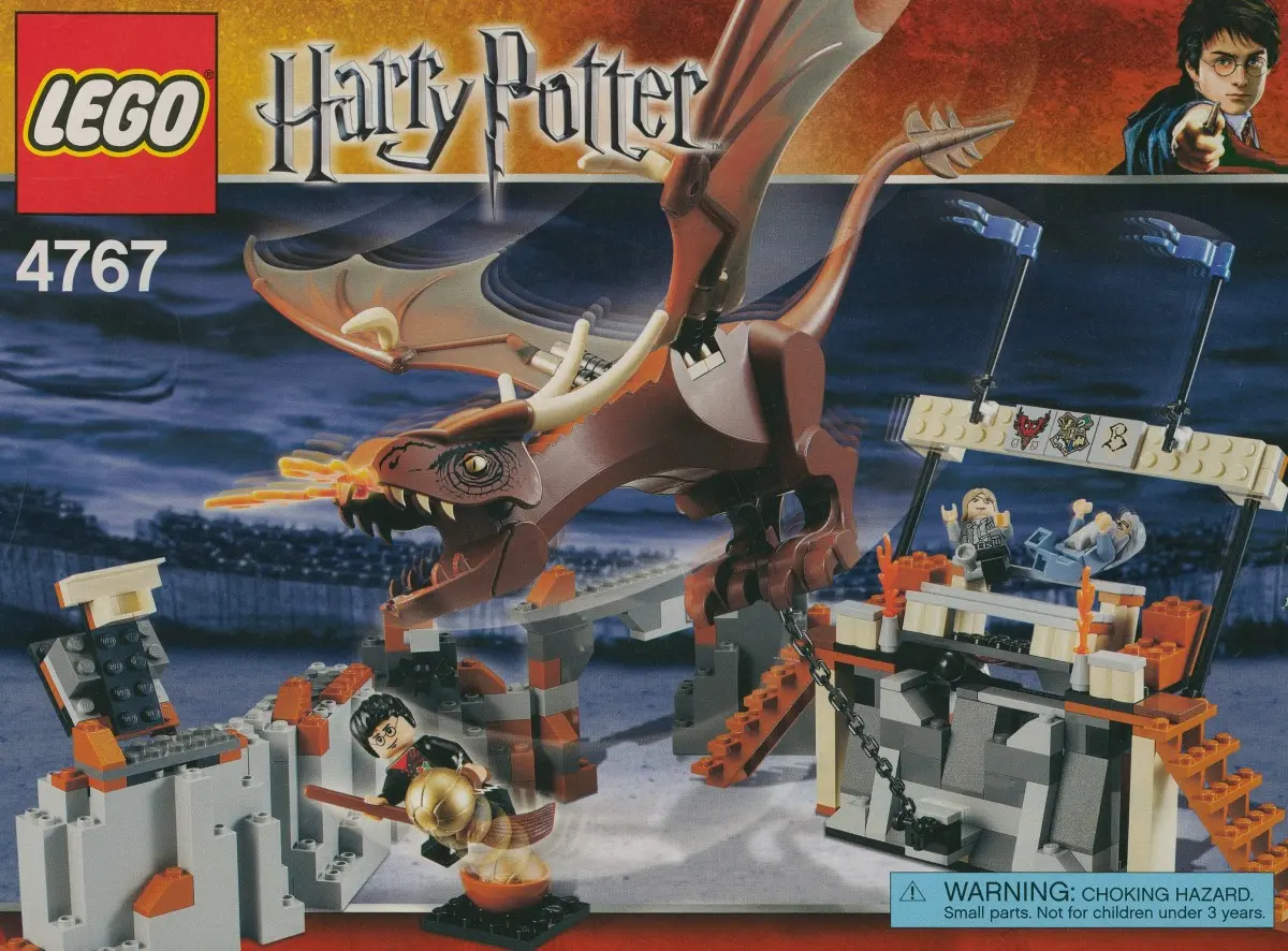 LEGO Harry Potter 4767 Harry and the Hungarian Horntail set, image 2