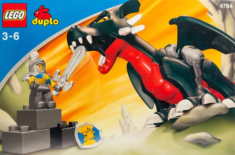 LEGO DUPLO 4784 Castle Black Dragon set