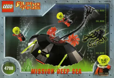 LEGO Alpha Team 4788 Ogel Mutant Ray set