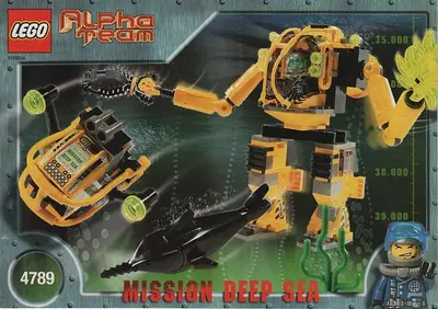 LEGO Alpha Team 4789 AT Aquatic Mech set