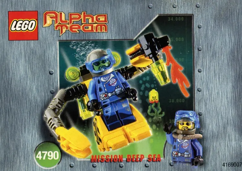 LEGO Alpha Team 4790 AT Deep Sea Robot Diver set