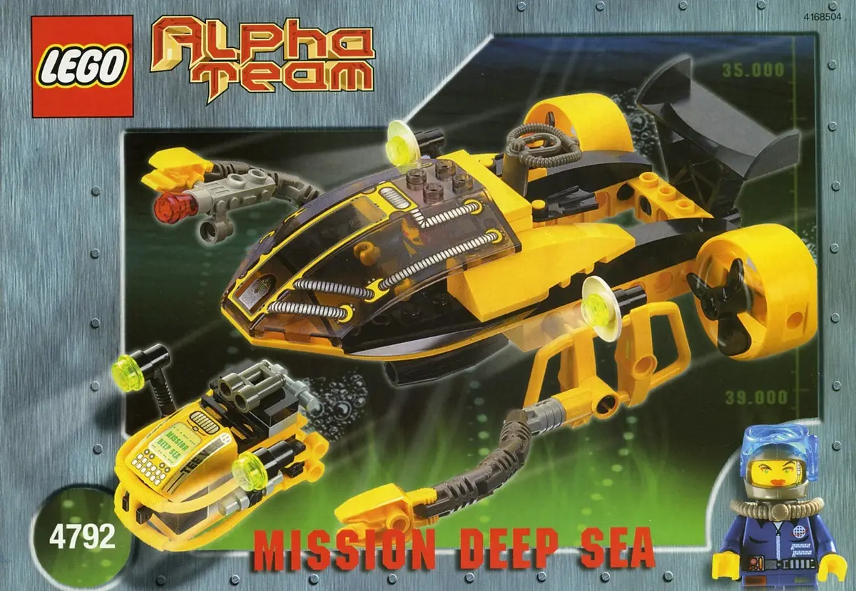 LEGO Alpha Team 4792 AT Navigator and ROV set