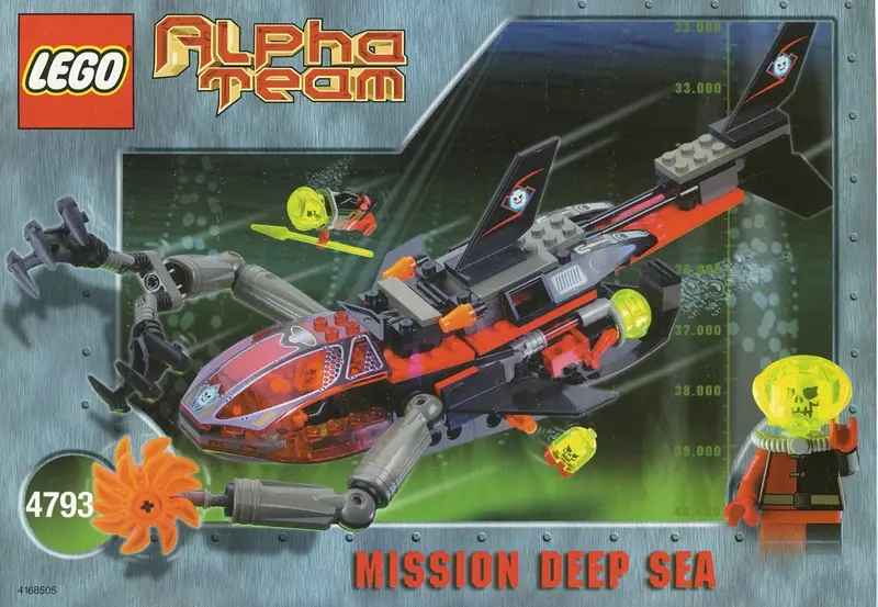 LEGO Alpha Team 4793 Ogel Shark Assault Sub set