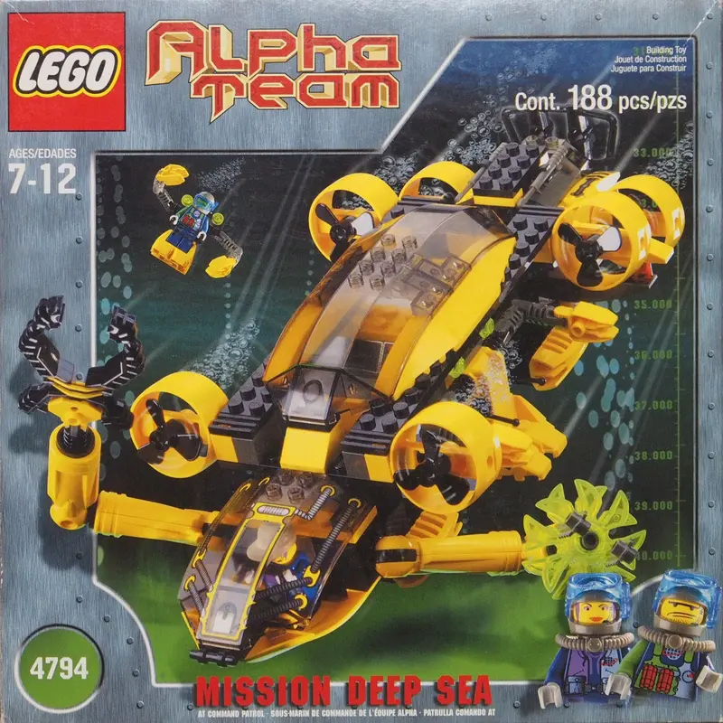 LEGO Alpha Team 4794 Alpha Team Command Sub set