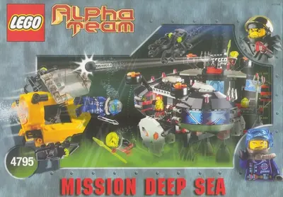 LEGO Alpha Team 4795 Ogel Underwater Base and AT Sub set