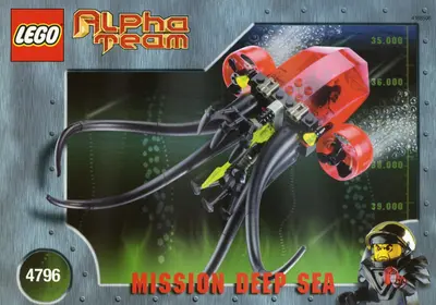 LEGO Alpha Team 4796 Ogel Mutant Squid set