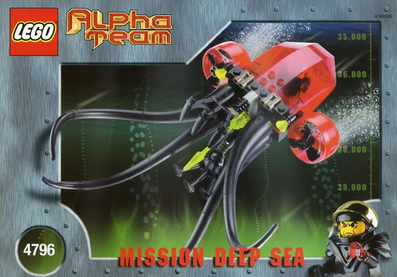 LEGO Alpha Team 4796 Ogel Mutant Squid set