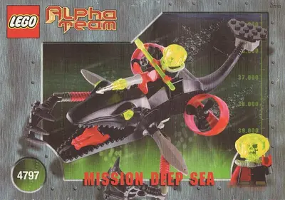 LEGO Alpha Team 4797 Ogel Mutant Killer Whale set