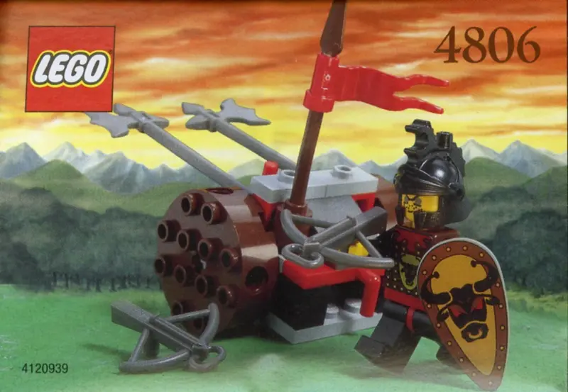 LEGO Castle 4806 Axe Cart set