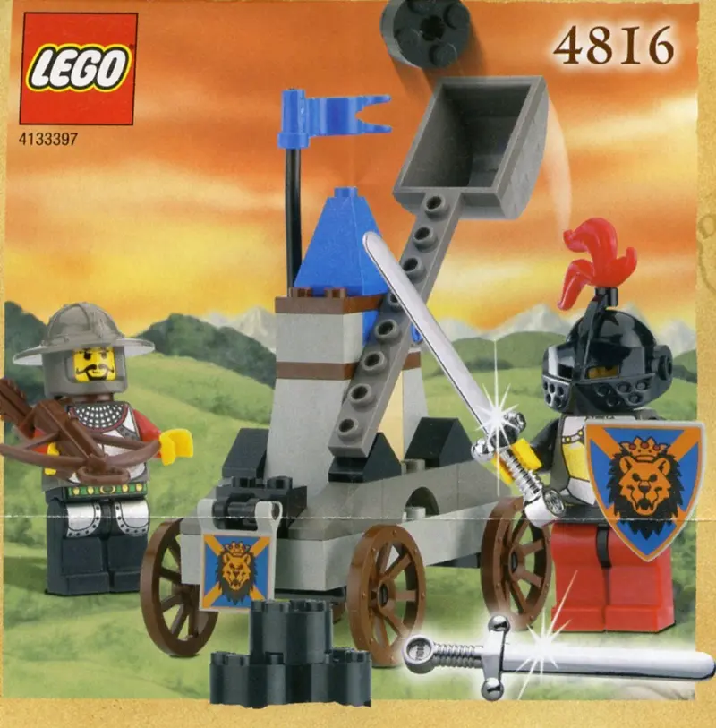 LEGO Castle 4816 Knights' Catapult set