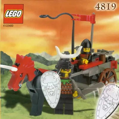LEGO Castle 4819 Bulls' Attack Wagon set