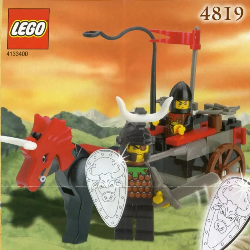 LEGO Castle 4819 Bulls' Attack Wagon set