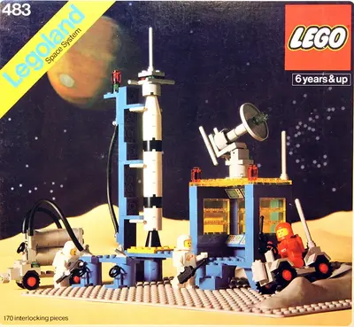 LEGO Space 483 Alpha-1 Rocket Base set