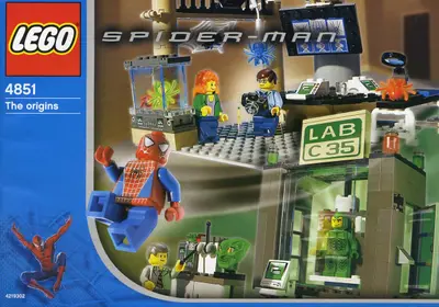LEGO Spider-Man 4851 Spider-Man and Green Goblin - The origins set