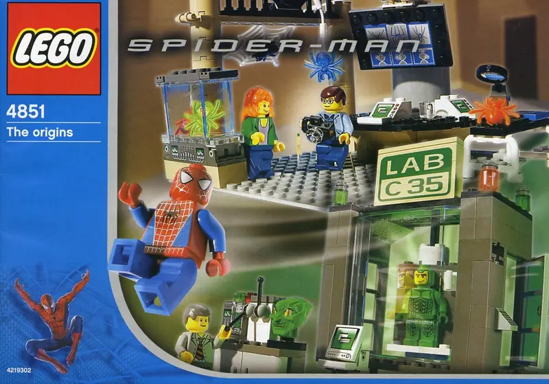 LEGO Spider-Man 4851 Spider-Man and Green Goblin - The origins set
