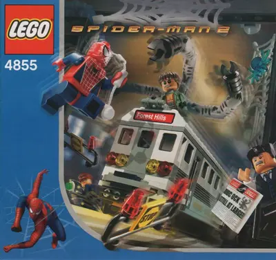 LEGO Spider-Man 4855 Spider-Man's Train Rescue set