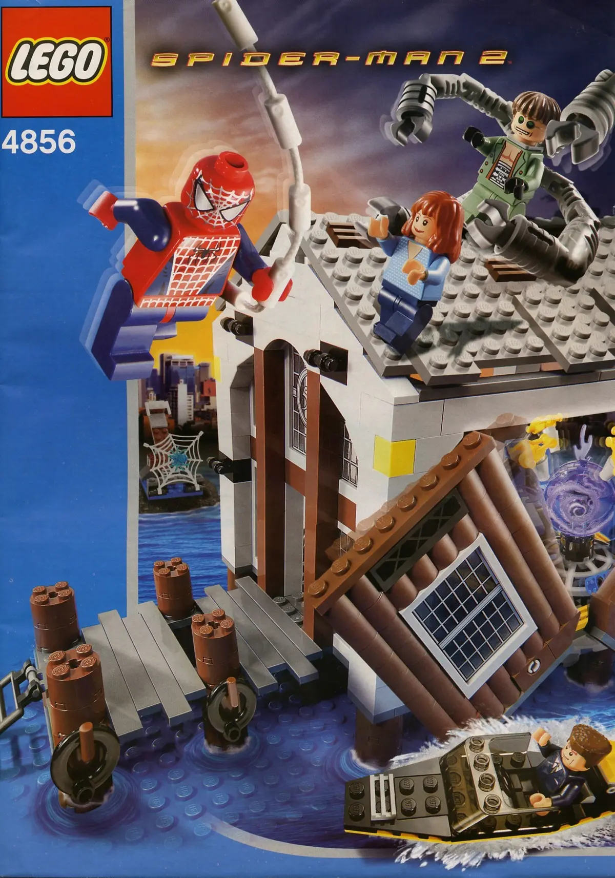 LEGO Spider-Man 4856 Doc Ock's Hideout set