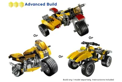 LEGO Creator 4893 Revvin' Riders set, image 6