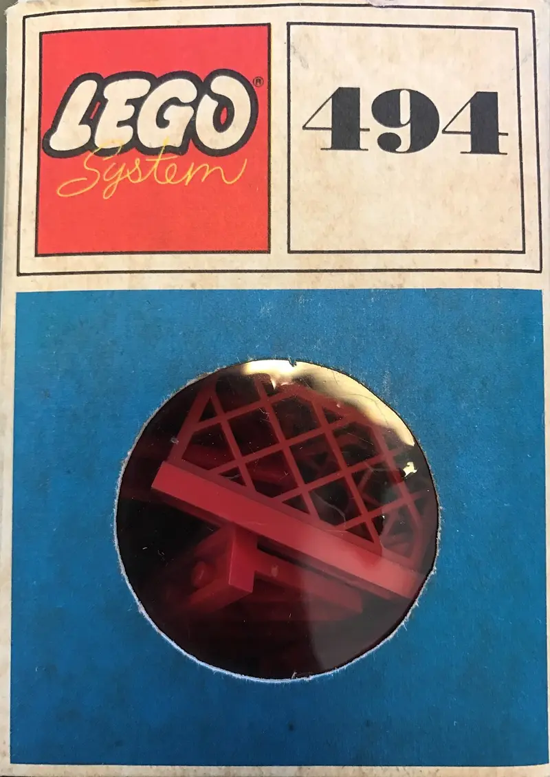 LEGO System 494 Gates and Fence, Red (System) set
