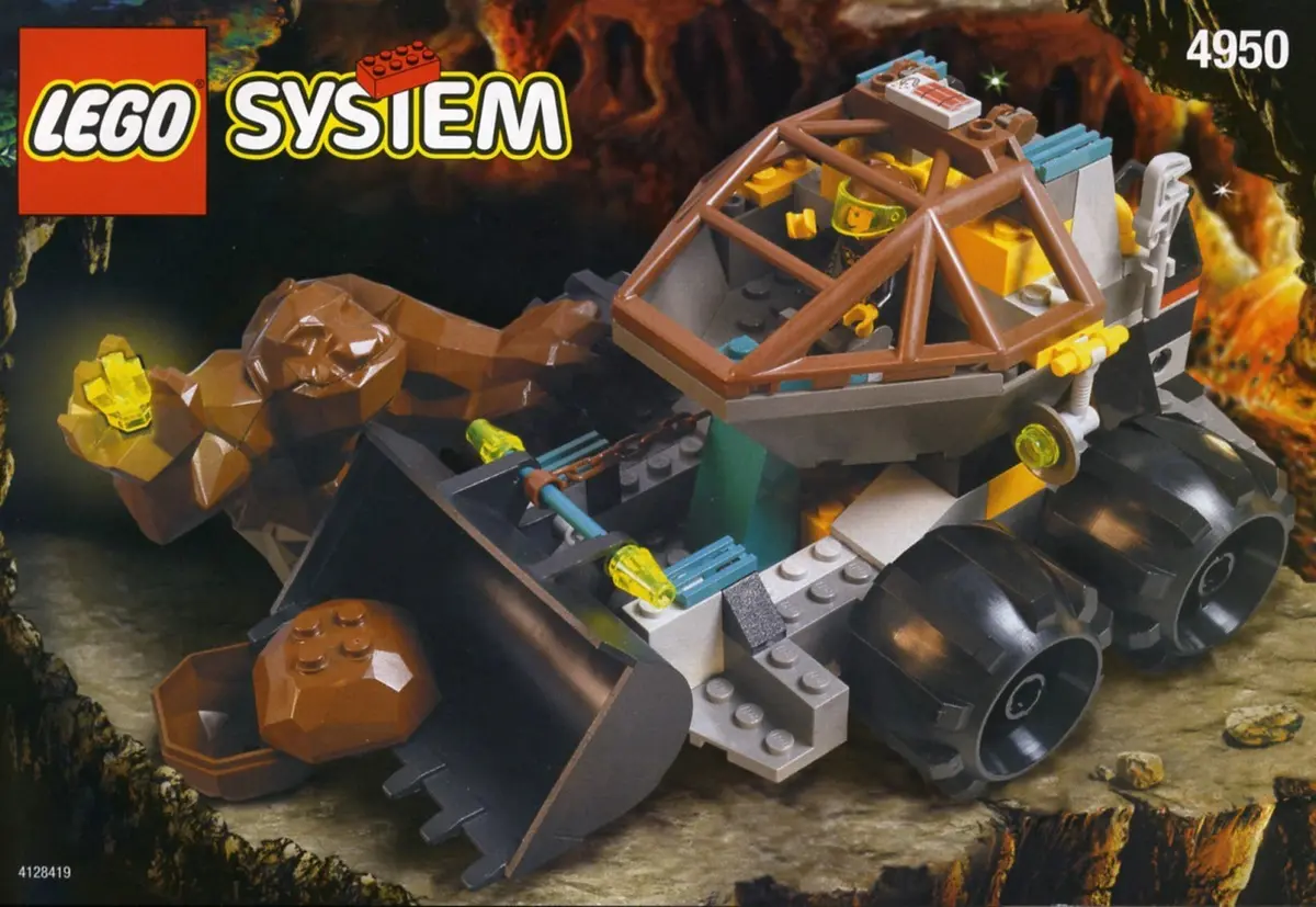 LEGO Rock Raiders 4950 Loader Dozer set