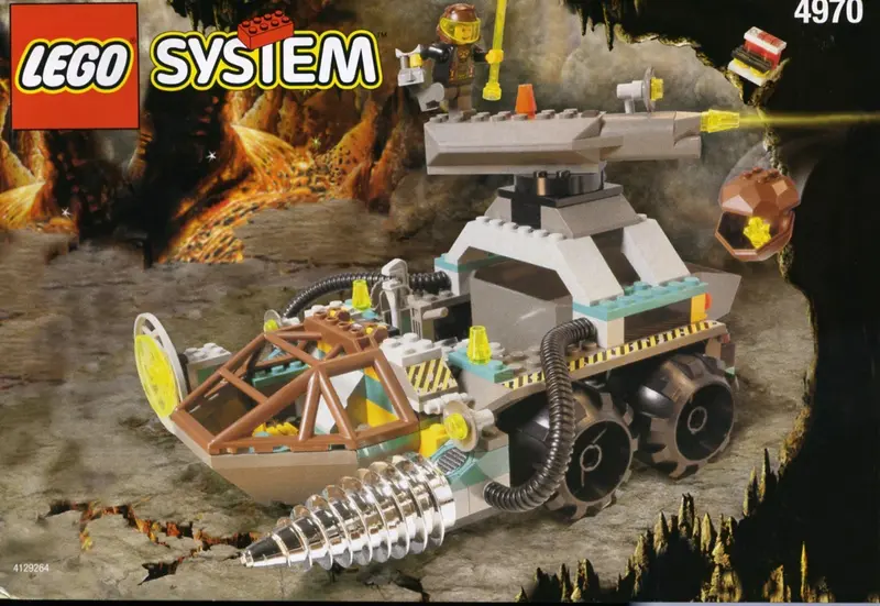 LEGO Rock Raiders 4970 Chrome Crusher set