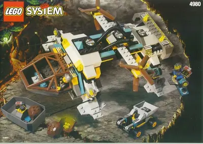 LEGO Rock Raiders 4980 Tunnel Transport set